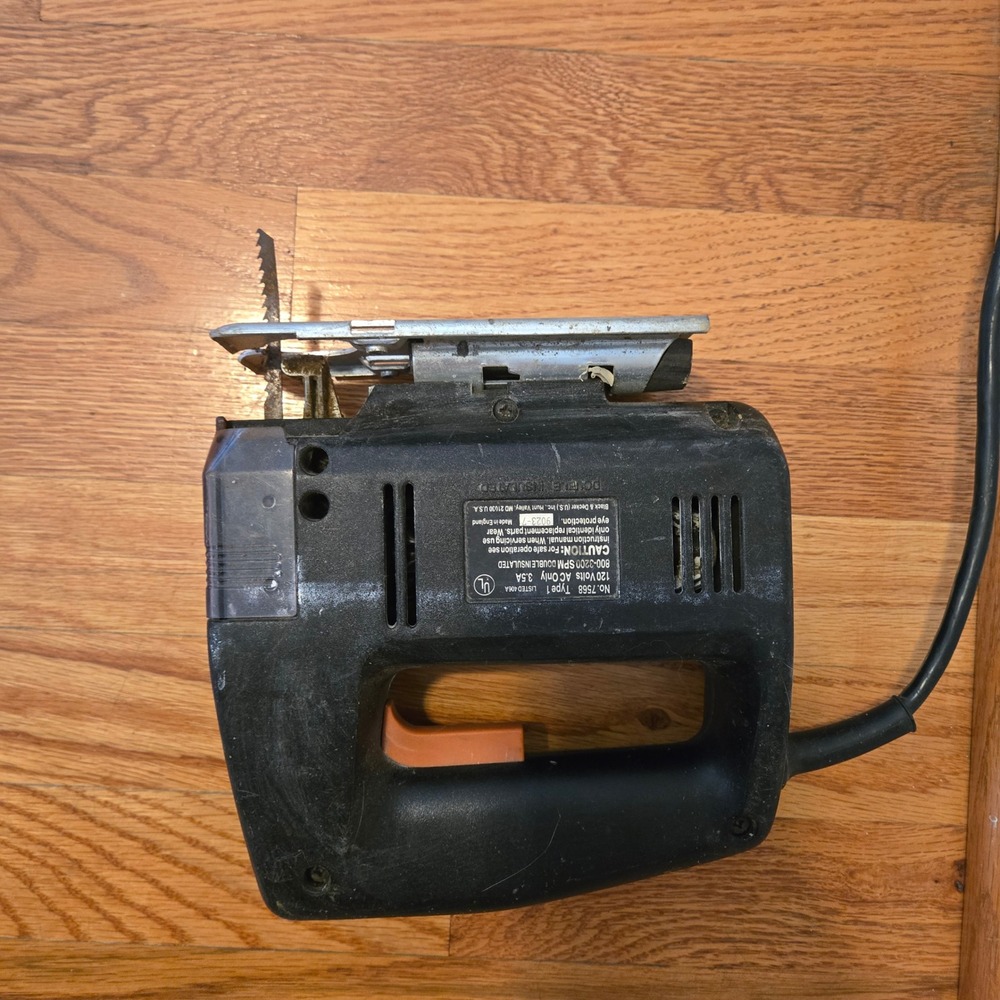 Black & Decker 7568 Type 1 Variable Speed Jig Saw 3.5A Corded Power Tool